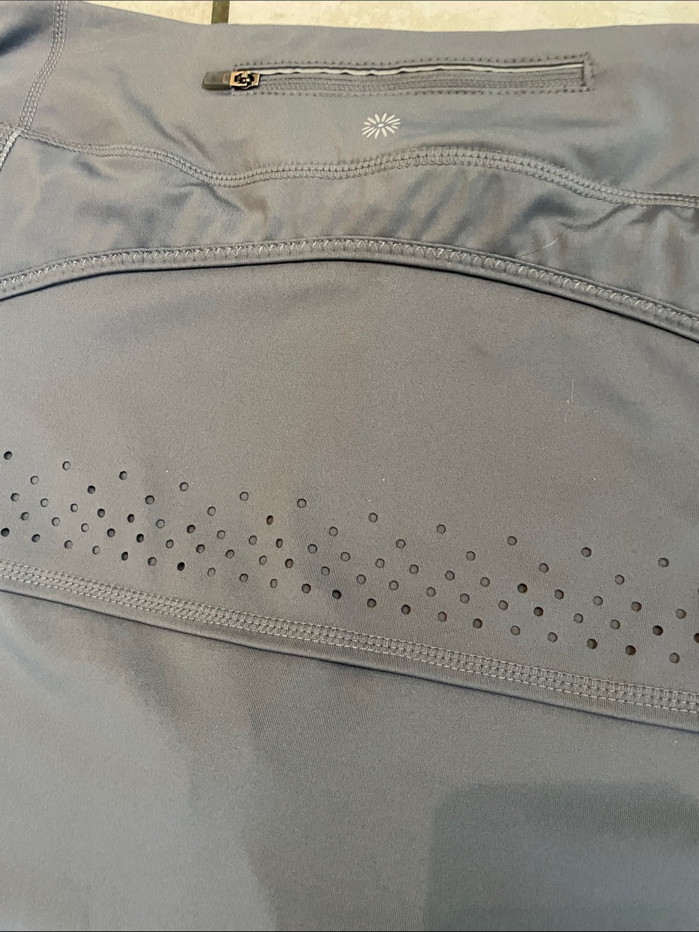 Tangerine Lt. Gray Stretch Skort Small - Picture 3 of 6